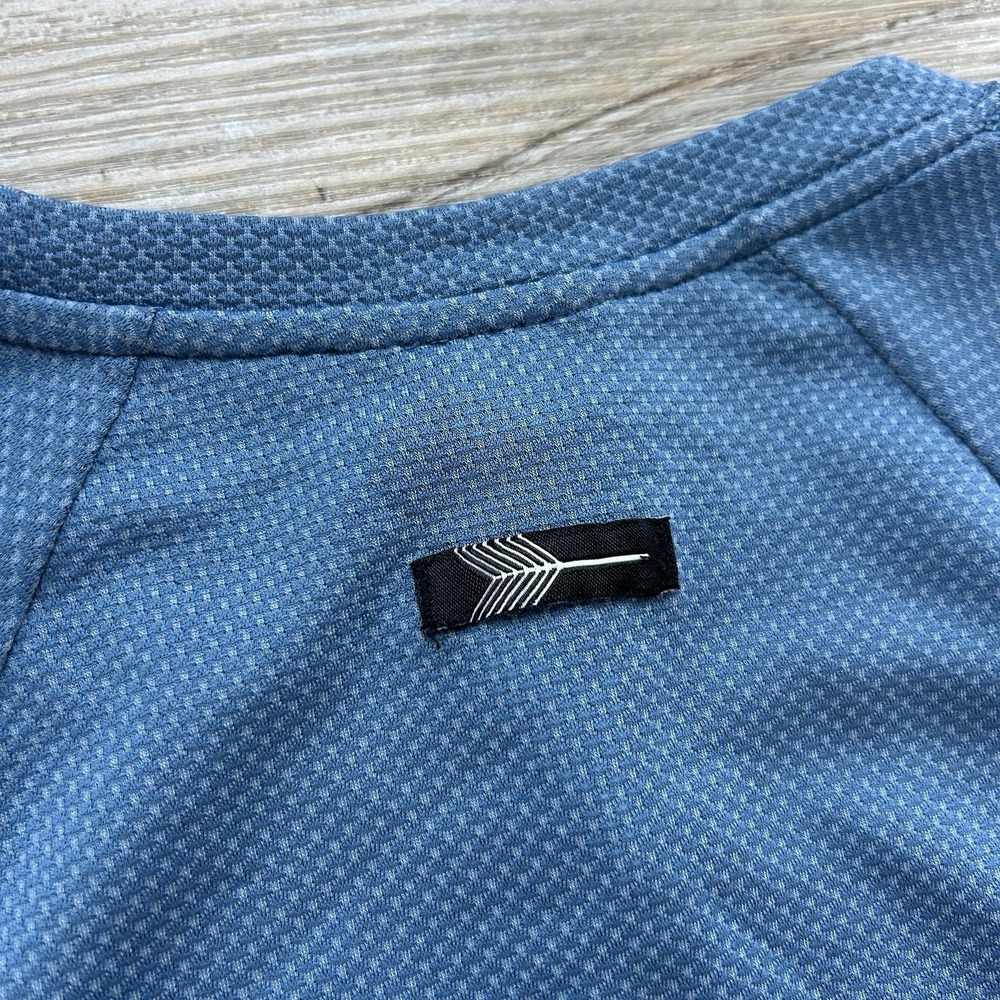 NWT Oiselle Size 2 Flyout Long-Sleeve Top Stratus Blue Thumbholes Polartec - Picture 5 of 11